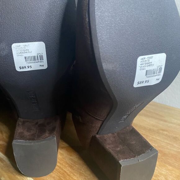 New Lane Bryant brown over the knee boots Block heel women’s 7w 7 wide width - Picture 6 of 11